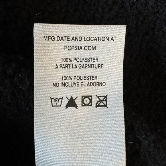 PATAGONIA Better Sweater 1/4 Zip Fleece Pullover Women's Size L Black Branded - Picture 14 of 15